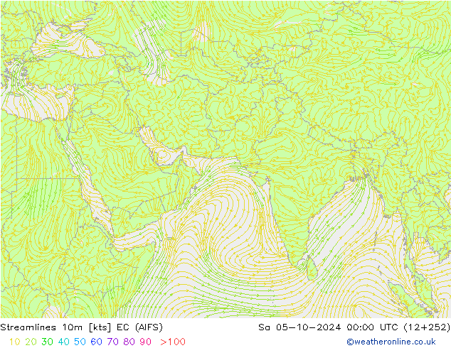  10m EC (AIFS)  05.10.2024 00 UTC