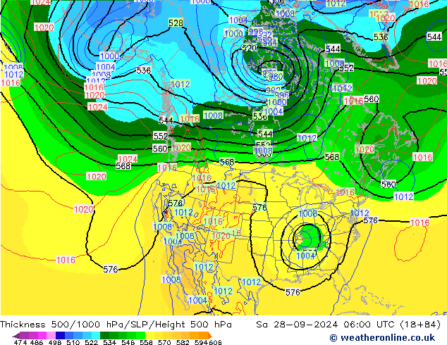 Thck 500-1000hPa EC (AIFS) sam 28.09.2024 06 UTC