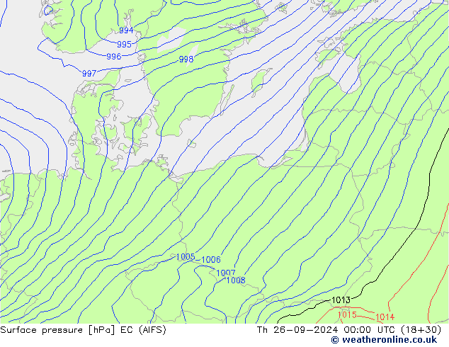      EC (AIFS)  26.09.2024 00 UTC