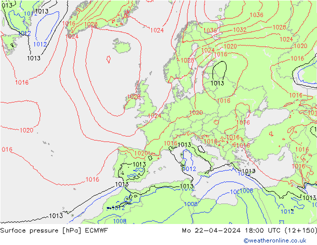      ECMWF  22.04.2024 18 UTC