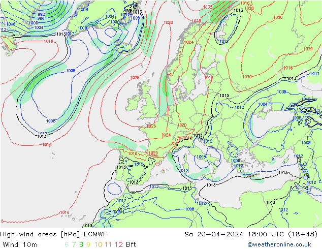Sturmfelder ECMWF Sa 20.04.2024 18 UTC