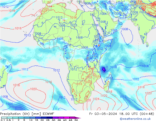 opad (6h) ECMWF pt. 03.05.2024 00 UTC