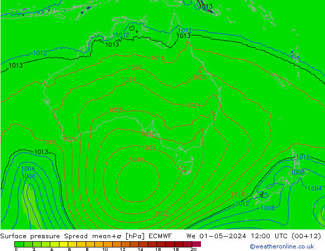     Spread ECMWF  01.05.2024 12 UTC