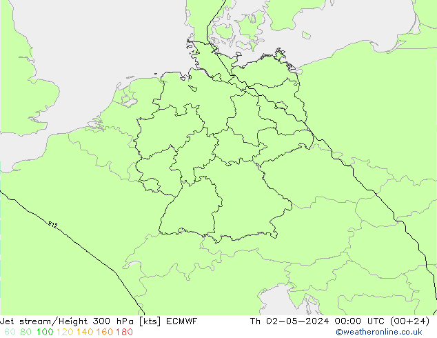 Courant-jet ECMWF jeu 02.05.2024 00 UTC