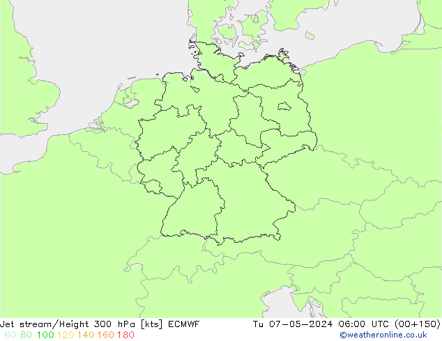 Courant-jet ECMWF mar 07.05.2024 06 UTC