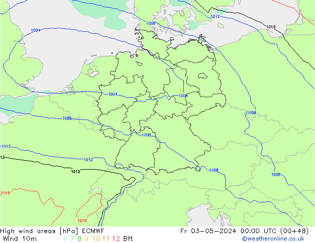 Sturmfelder ECMWF Fr 03.05.2024 00 UTC