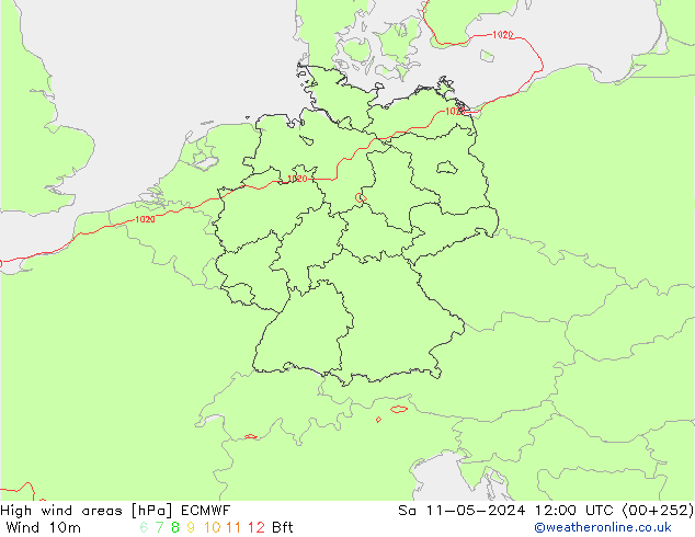 Sturmfelder ECMWF Sa 11.05.2024 12 UTC