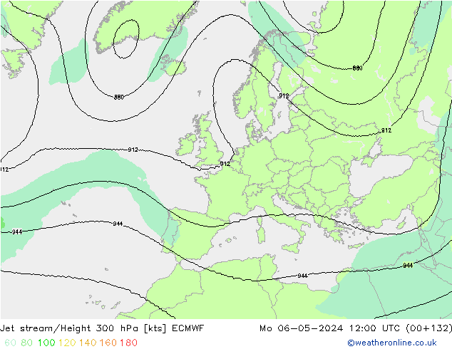 Jet Akımları ECMWF Pzt 06.05.2024 12 UTC