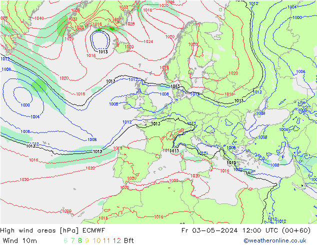 Sturmfelder ECMWF Fr 03.05.2024 12 UTC