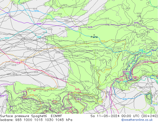     Spaghetti ECMWF  11.05.2024 00 UTC