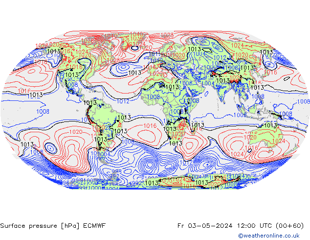 Surface pressure ECMWF Fr 03.05.2024 12 UTC