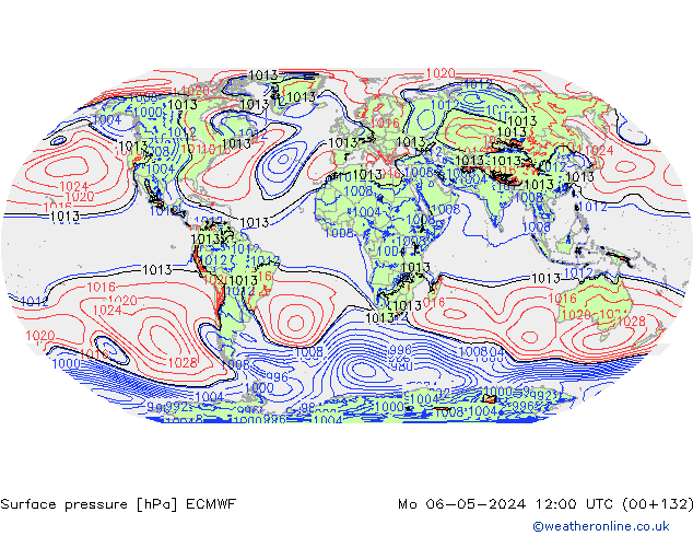 Surface pressure ECMWF Mo 06.05.2024 12 UTC