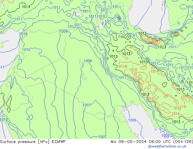 pression de l'air ECMWF lun 06.05.2024 06 UTC