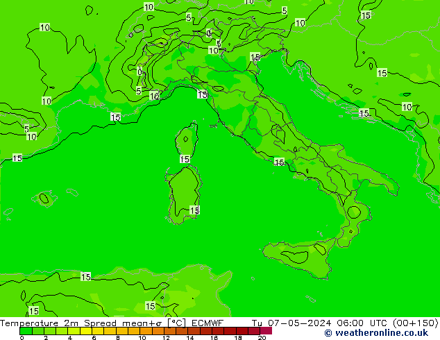     Spread ECMWF  07.05.2024 06 UTC