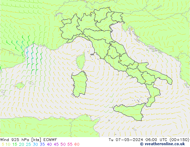  925 hPa ECMWF  07.05.2024 06 UTC