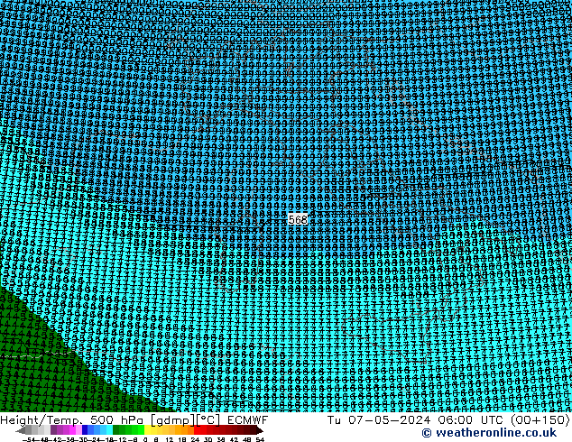 Height/Temp. 500 hPa ECMWF mar 07.05.2024 06 UTC