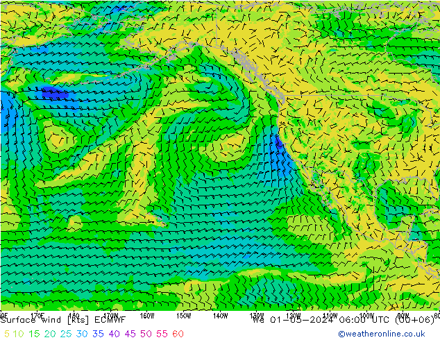  10 m ECMWF  01.05.2024 06 UTC