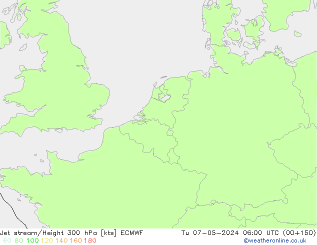 Polarjet ECMWF Di 07.05.2024 06 UTC