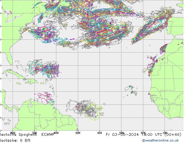 Isotachs Spaghetti ECMWF  03.05.2024 18 UTC