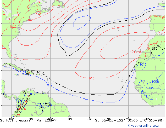 Bodendruck ECMWF So 05.05.2024 00 UTC