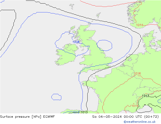 Yer basıncı ECMWF Cts 04.05.2024 00 UTC