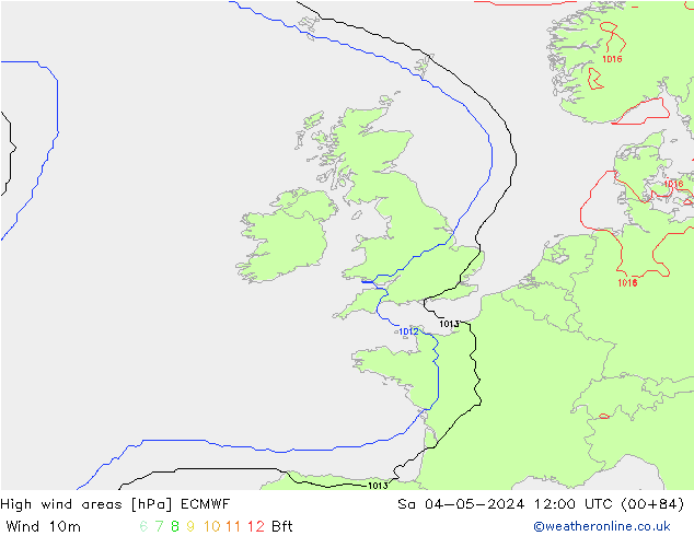 Windvelden ECMWF za 04.05.2024 12 UTC