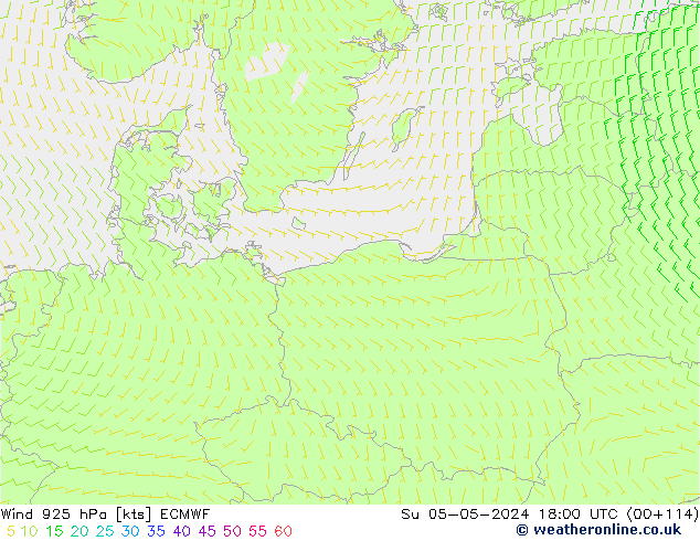  925 hPa ECMWF  05.05.2024 18 UTC