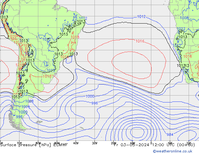 Surface pressure ECMWF Fr 03.05.2024 12 UTC