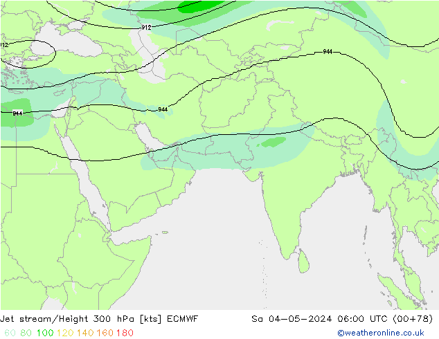 Jet Akımları ECMWF Cts 04.05.2024 06 UTC