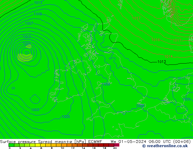     Spread ECMWF  01.05.2024 06 UTC