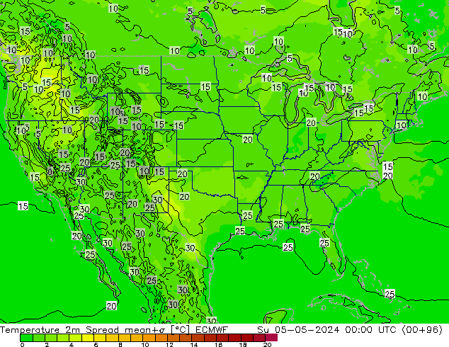     Spread ECMWF  05.05.2024 00 UTC