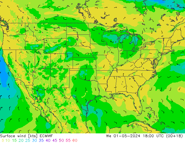  10 m ECMWF  01.05.2024 18 UTC