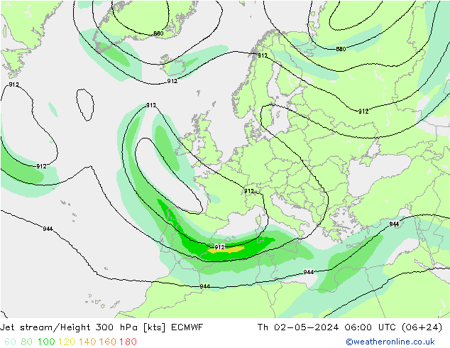 Polarjet ECMWF Do 02.05.2024 06 UTC