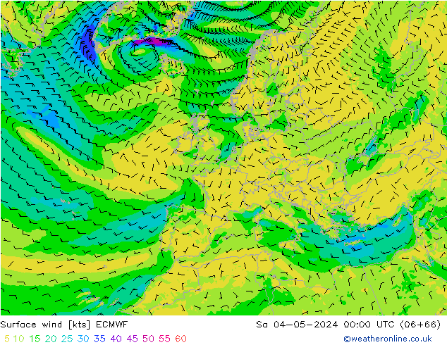  10 m ECMWF  04.05.2024 00 UTC