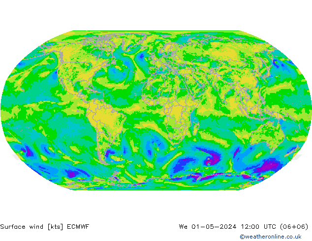  10 m ECMWF  01.05.2024 12 UTC