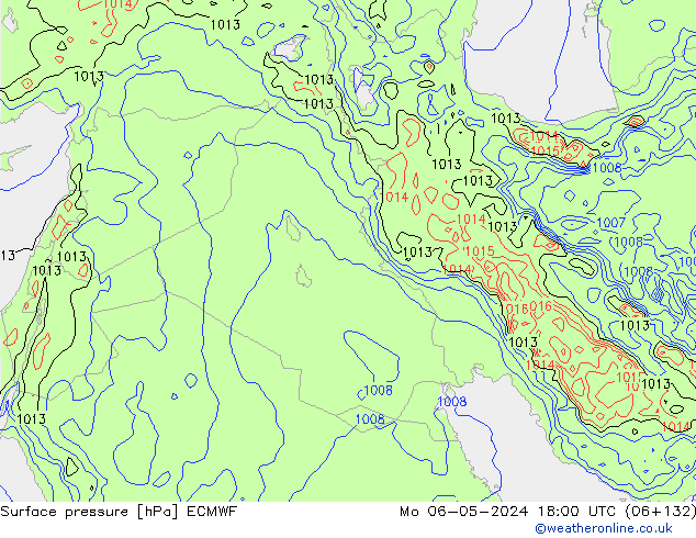 pression de l'air ECMWF lun 06.05.2024 18 UTC