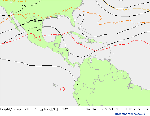 Height/Temp. 500 hPa ECMWF  04.05.2024 00 UTC