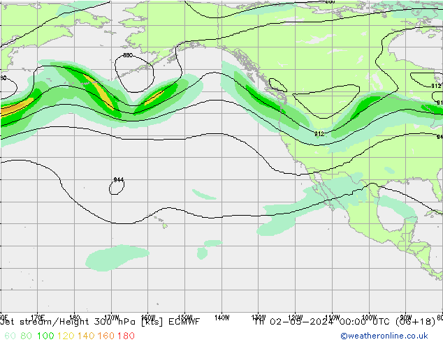 Polarjet ECMWF Do 02.05.2024 00 UTC