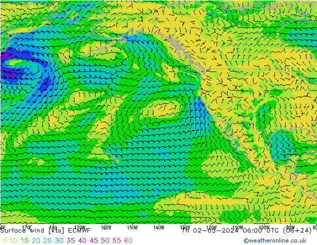  10 m ECMWF  02.05.2024 06 UTC