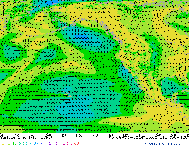 Bodenwind ECMWF Mo 06.05.2024 06 UTC