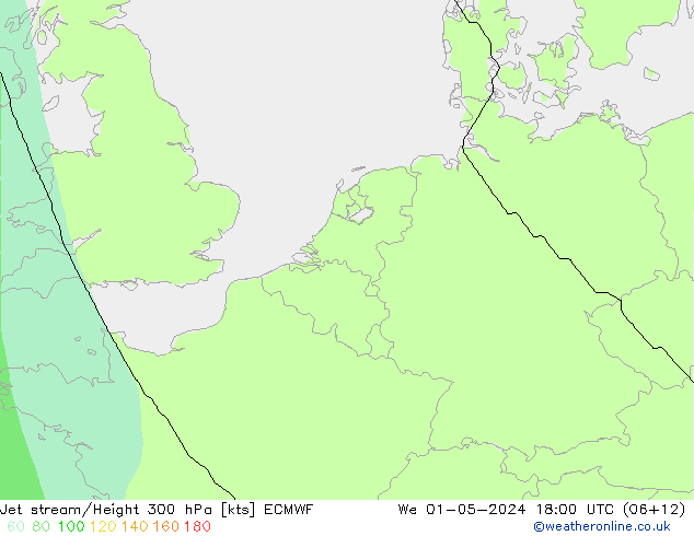 Polarjet ECMWF Mi 01.05.2024 18 UTC