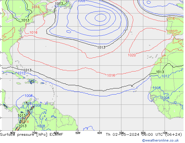 Yer basıncı ECMWF Per 02.05.2024 06 UTC