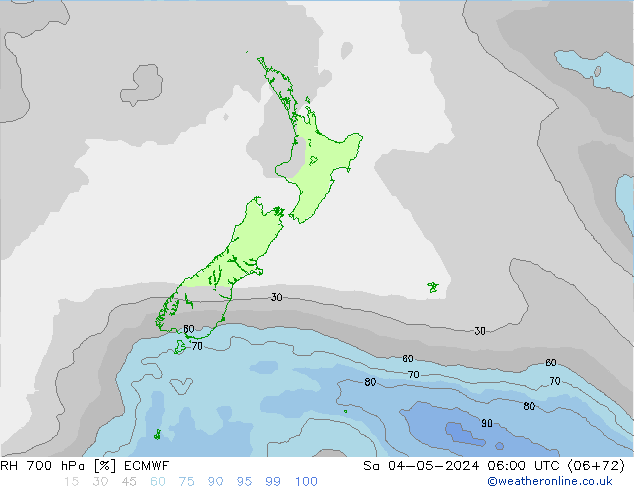 RV 700 hPa ECMWF za 04.05.2024 06 UTC