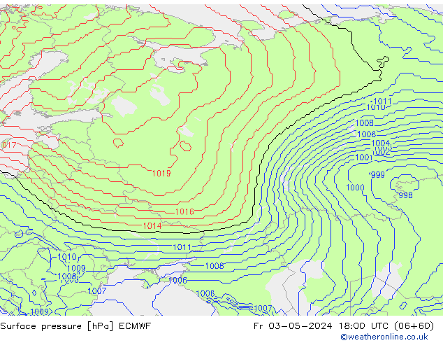 Surface pressure ECMWF Fr 03.05.2024 18 UTC