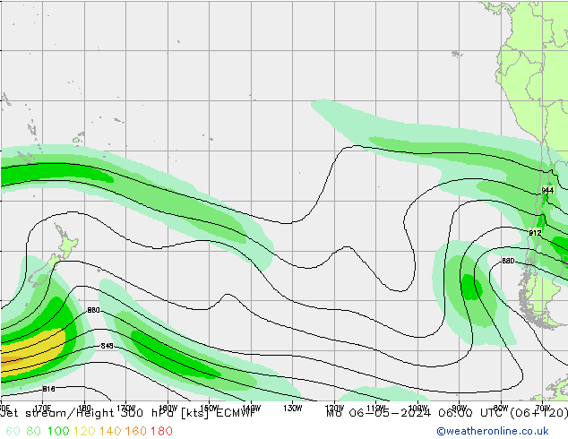 Straalstroom ECMWF ma 06.05.2024 06 UTC