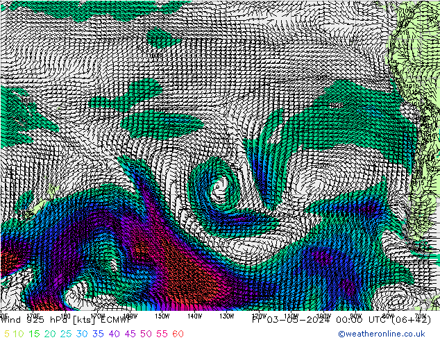 Wind 925 hPa ECMWF Fr 03.05.2024 00 UTC