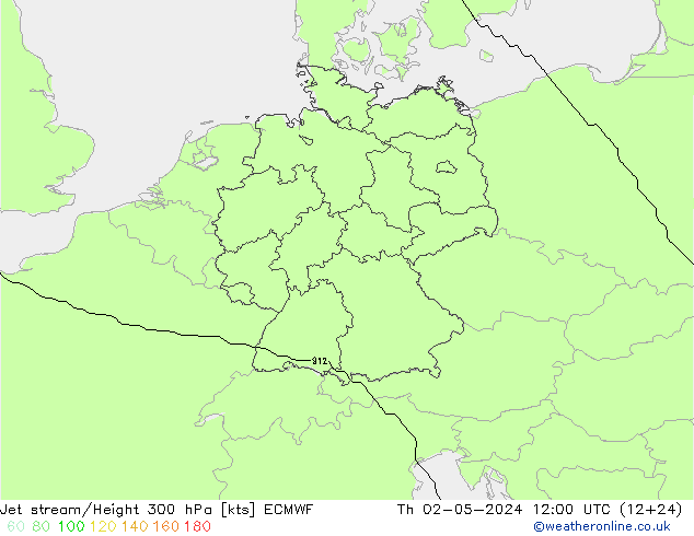 джет ECMWF чт 02.05.2024 12 UTC