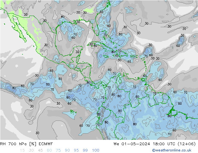 RV 700 hPa ECMWF wo 01.05.2024 18 UTC