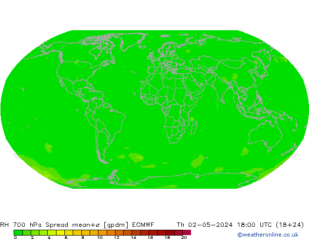RV 700 hPa Spread ECMWF do 02.05.2024 18 UTC