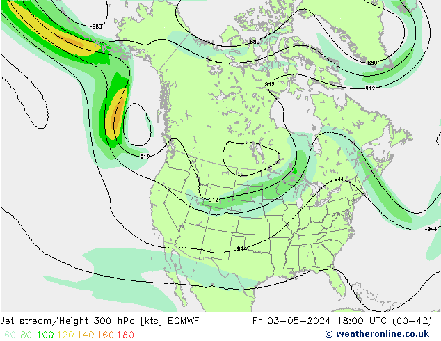 Polarjet ECMWF Fr 03.05.2024 18 UTC